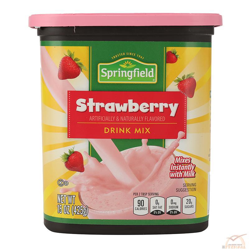 SPRINGFIELD 速溶草苺味冲剂饮料 15盎司