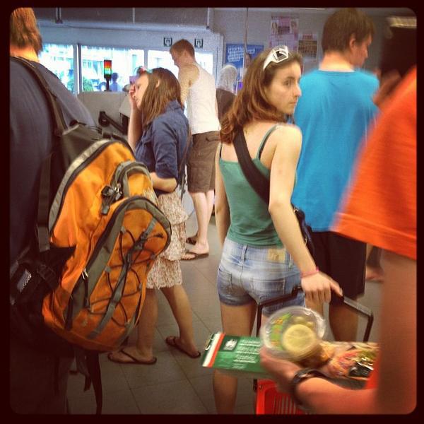 Photo taken at Proxy Delhaize by Matthias B. on 5/28/2012