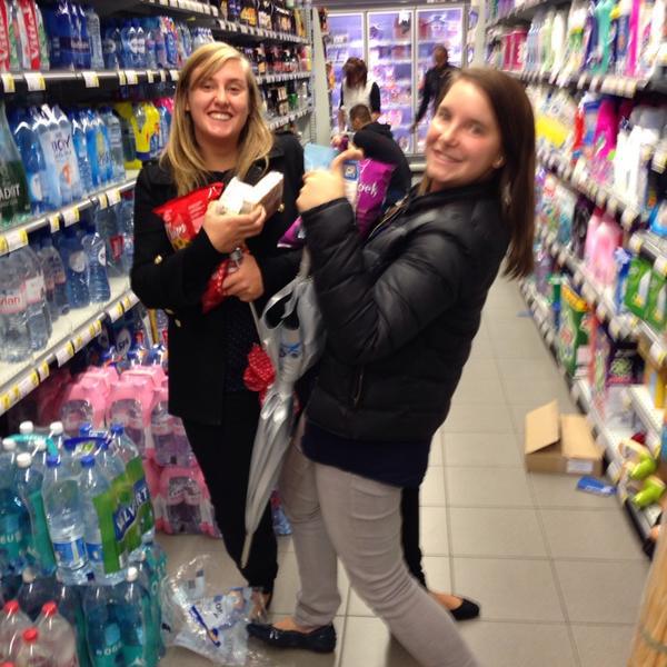 Photo taken at Proxy Delhaize by Zoë L. on 10/22/2013