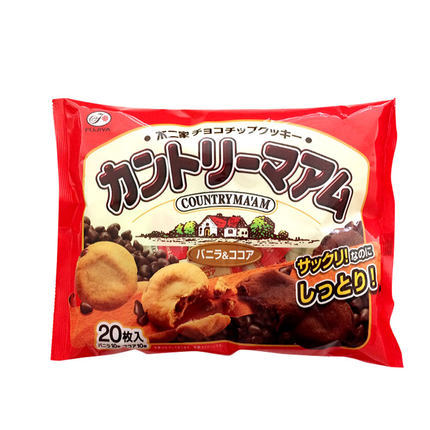 【日本直邮】不二家巧克力饼干 香草可可两种味道 外层酥脆内层柔