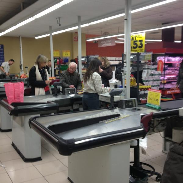 Photo taken at Mercadona by Евгений Ф. on 1/14/2013