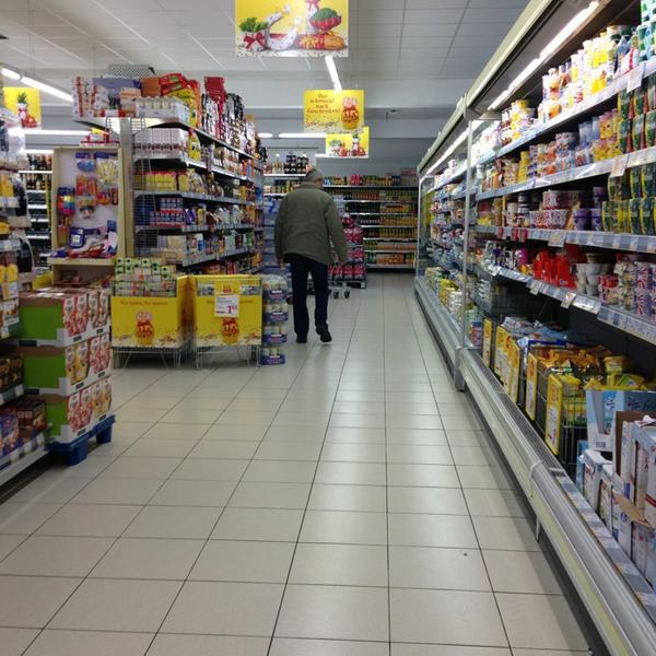 Photo taken at BILLA by Claudia S. on 2/5/2013