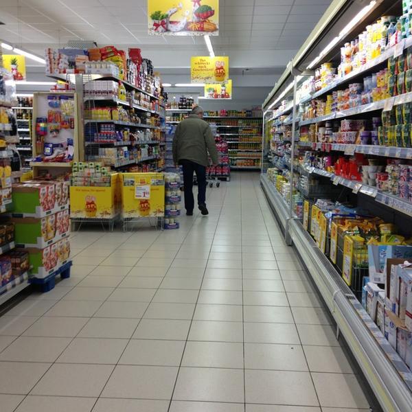 Photo taken at BILLA by Claudia S. on 2/5/2013