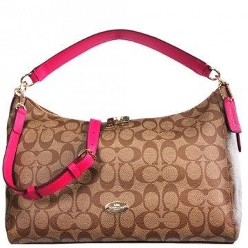 COACH 铁牌防刮马鞍肩背/斜背包(小)-多色选