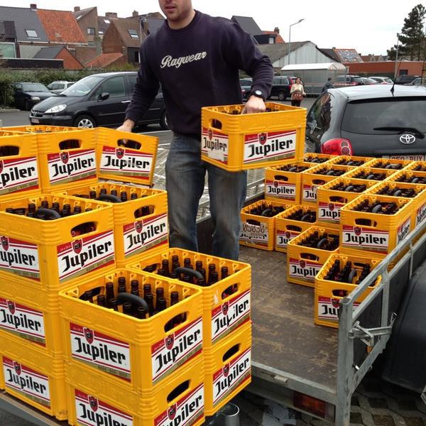 Photo taken at Colruyt by Anton T. on 12/31/2012