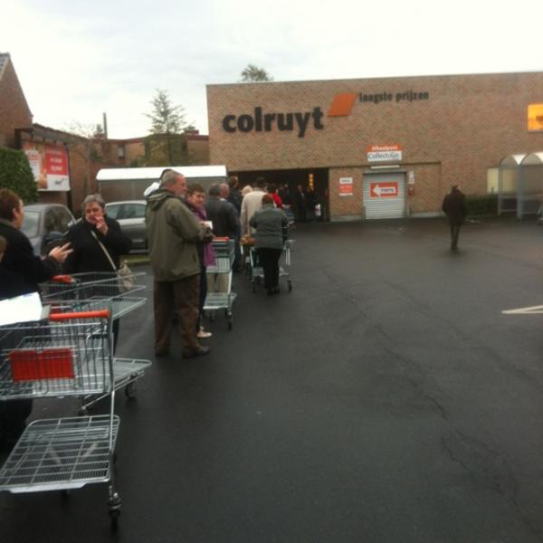 Photo taken at Colruyt by Roeland S. on 11/3/2011