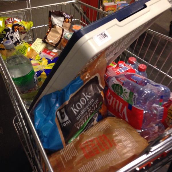 Photo taken at Colruyt by Jana D. on 11/18/2014