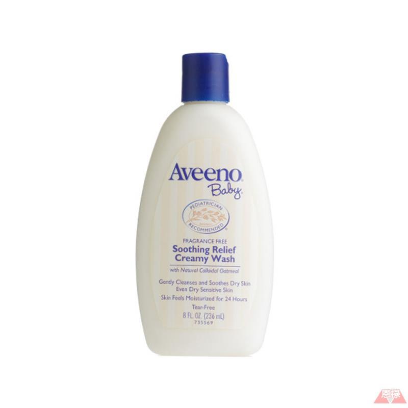 美国Aveeno Baby宝宝燕麦舒缓沐浴露236ml