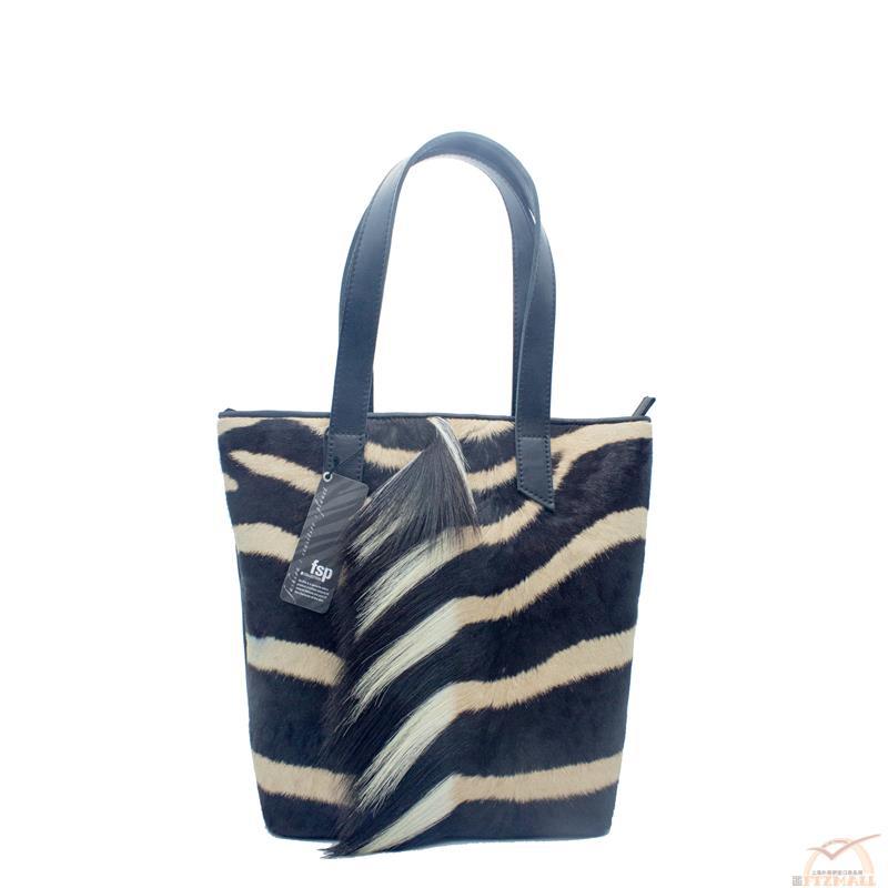 南非进口女式手提包新款-FSP 时尚 敏锐 星球 斑马-血拼(黑色) 南非进口女式手提包新款-FSP 时尚 敏锐 星球 斑马-血拼(黑色)