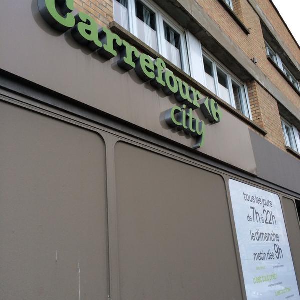 Photo taken at Carrefour by Aurélien L. on 12/8/2013