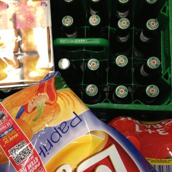 Photo taken at Albert Heijn by Mark v. on 10/6/2012