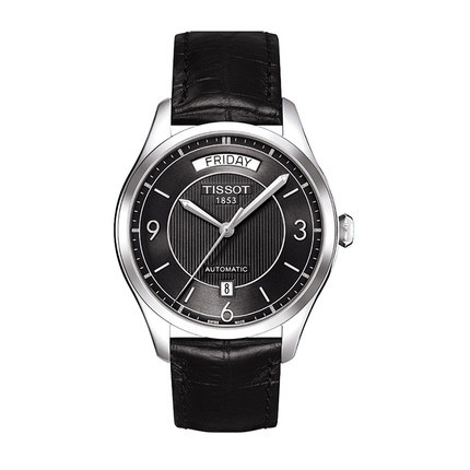 全球联保天梭TISSOT 男表 唯意系列T038.430.16.057.00皮带机械表