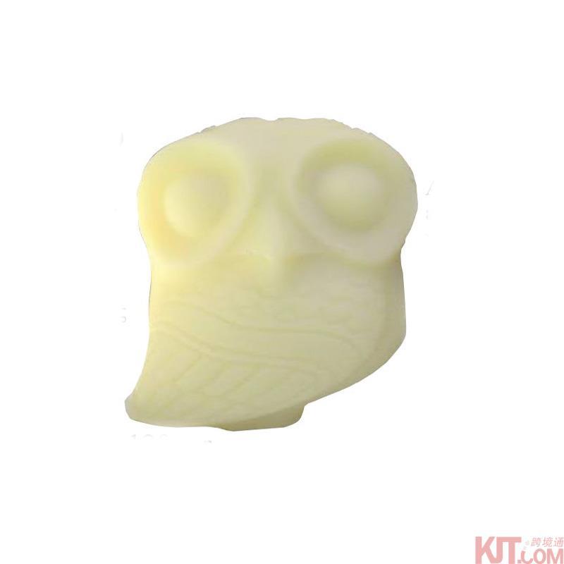 希腊原装 ATHINA 猫头鹰形白色天然手工皂 120g 希腊原装 ATHINA 猫头鹰形白色天然手工皂 120g