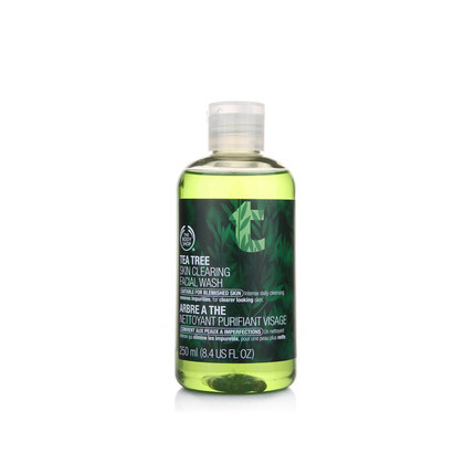 The Body Shop/美体小铺 茶树洁面啫喱250ml 清爽控油洗面奶