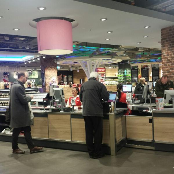 Photo taken at REWE by Camilo K. on 12/23/2014