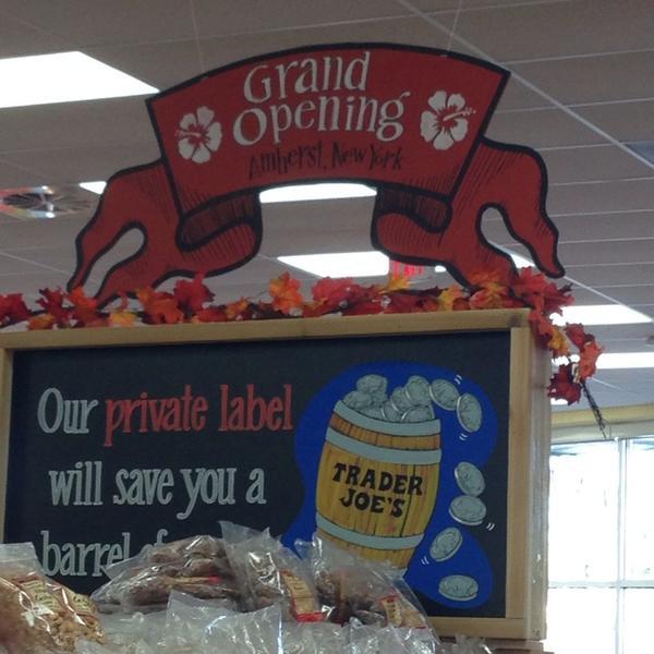 Photo taken at Trader Joe's by Samantha S. on 10/11/2013-美国纽约州水牛城尼亚加拉大瀑布大道1565 Photo taken at Trader Joe's by Samantha S. on 10/11/2013