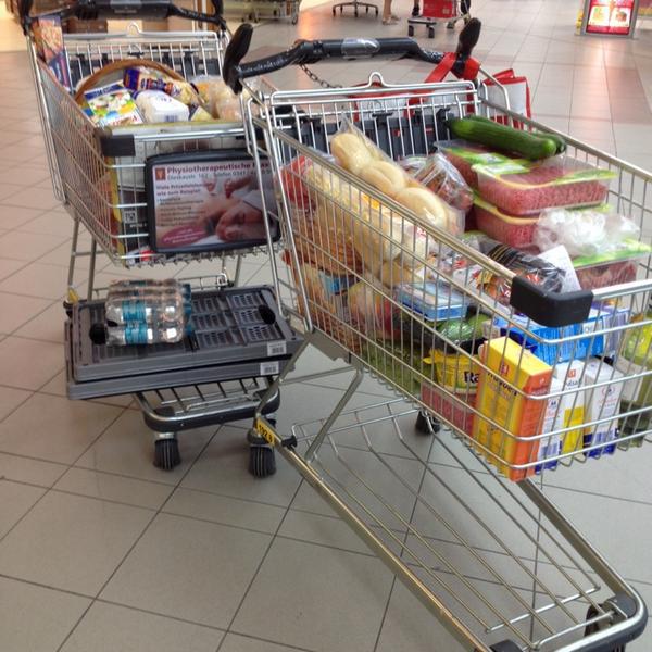Photo taken at Kaufland by Daniel B. on 8/28/2014