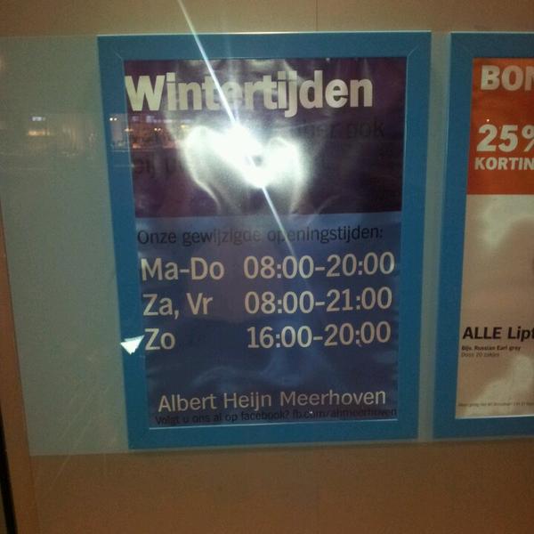 Photo taken at Albert Heijn by Stephen C. on 2/16/2013-荷兰北布拉班特省埃因霍温米尔广场 Photo taken at Albert Heijn by Stephen C. on 2/16/2013