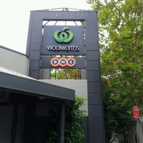 Photo taken at Woolworths by Sam K. on 1/20/2013