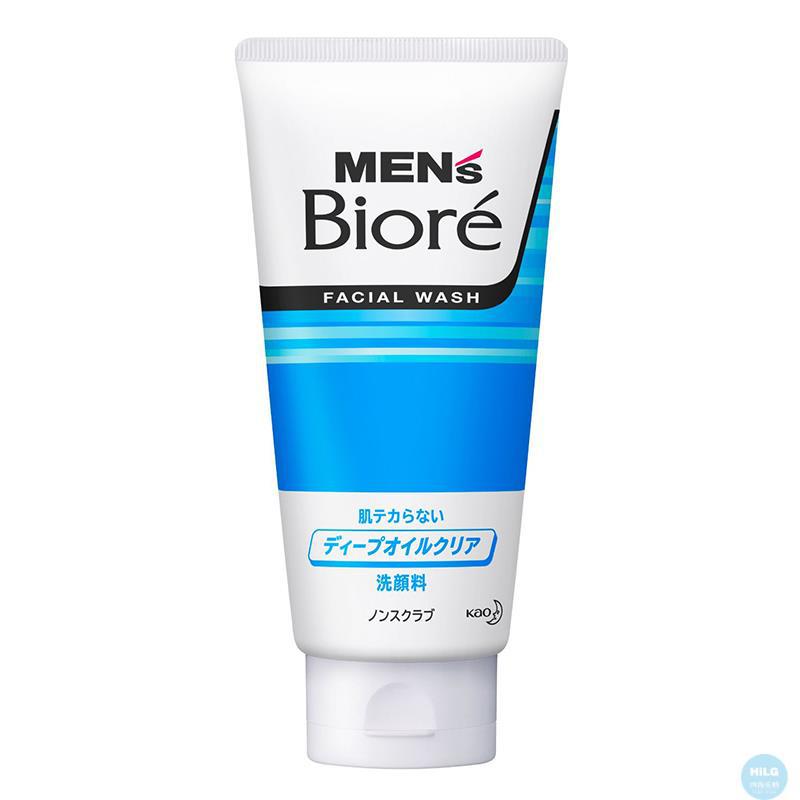 日本Kao花王 Biore/碧柔 男士冰凉洗面膏 蓝色款/清凉薄荷感