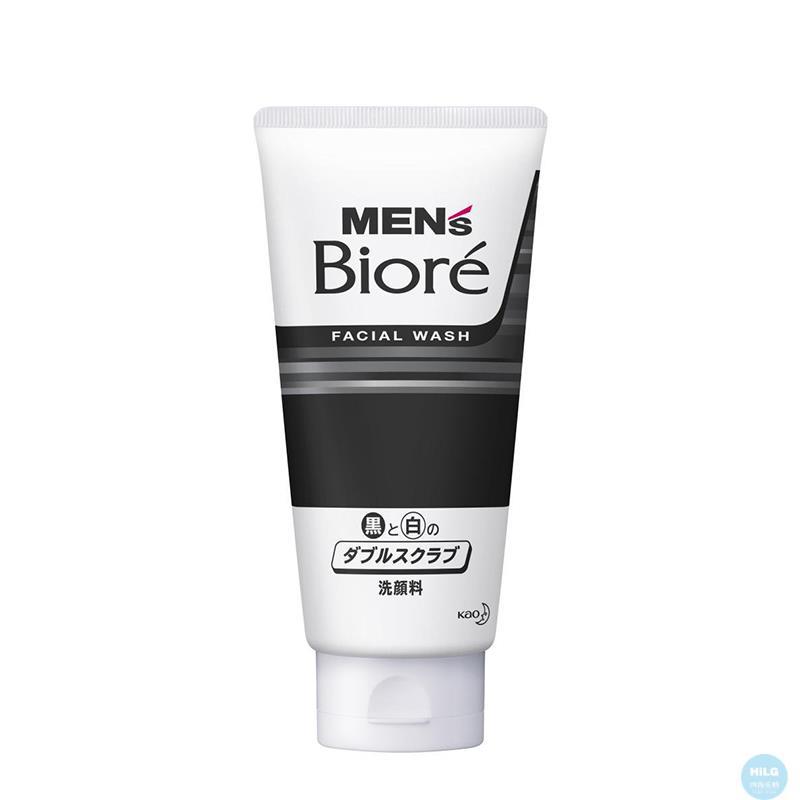 日本Kao花王 Biore/碧柔 男士黑白磨砂洗面膏 黑白款/加倍清洁去黑头