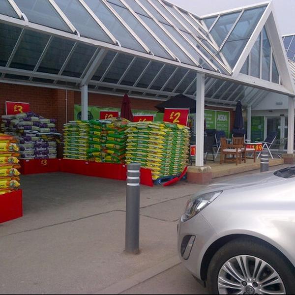 Photo taken at Asda by Darren B. on 4/24/2013-英国利兹莫利豪利公园路 Photo taken at Asda by Darren B. on 4/24/2013