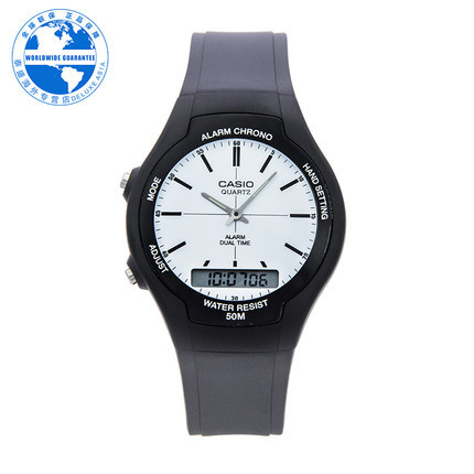 CASIO/卡西欧 正品男士手表时尚潮流树脂电子腕表AW-90H-7EVDF