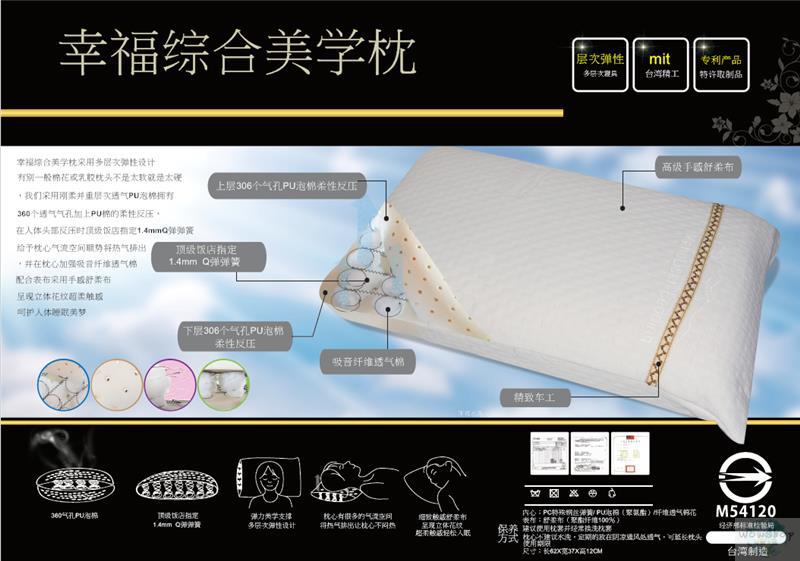 金宥发 幸福综合美学枕(白色)