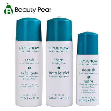 美国安利雅姿祛痘净肤套装男女士 去油  洁面/水/乳液 控油控痘