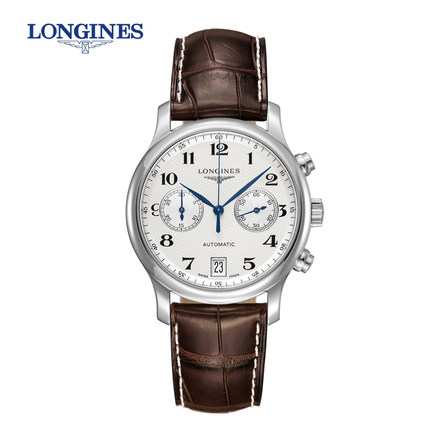 浪琴longines男表名匠系列男士皮带机械手表 L2.669.4.78.3