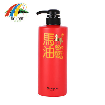 日本 马油洗发水600ml 无硅油防脱发弱酸性修复 保税发