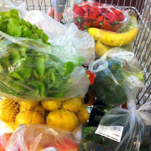 Photo taken at Monoprix by Corinne B. on 9/8/2012