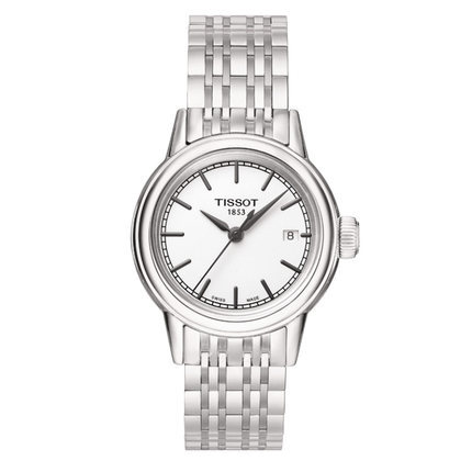 香港直邮 天梭Tissot卡森石英钢带女表T085.210.11.011.00