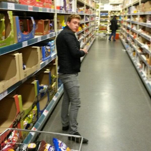 Photo taken at Colruyt by Steff D. on 3/7/2014