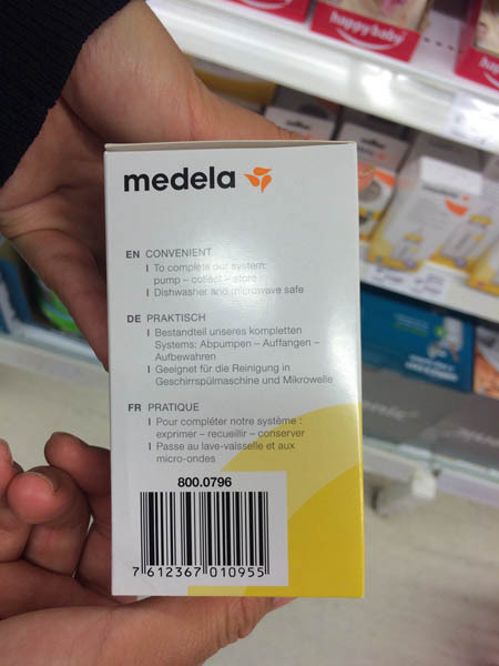 澳大利亚进口母乳储存瓶-美德乐Medela母乳储存瓶储奶瓶3个装150ml