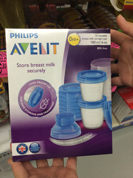 澳大利亚进口母乳储奶杯-飞利浦新安怡AVENT母乳储奶杯套装10个装180ml