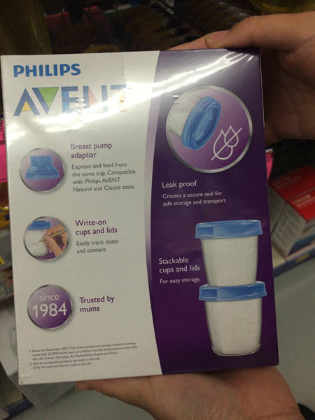 澳大利亚进口母乳储奶杯-飞利浦新安怡AVENT母乳储奶杯套装10个装180ml