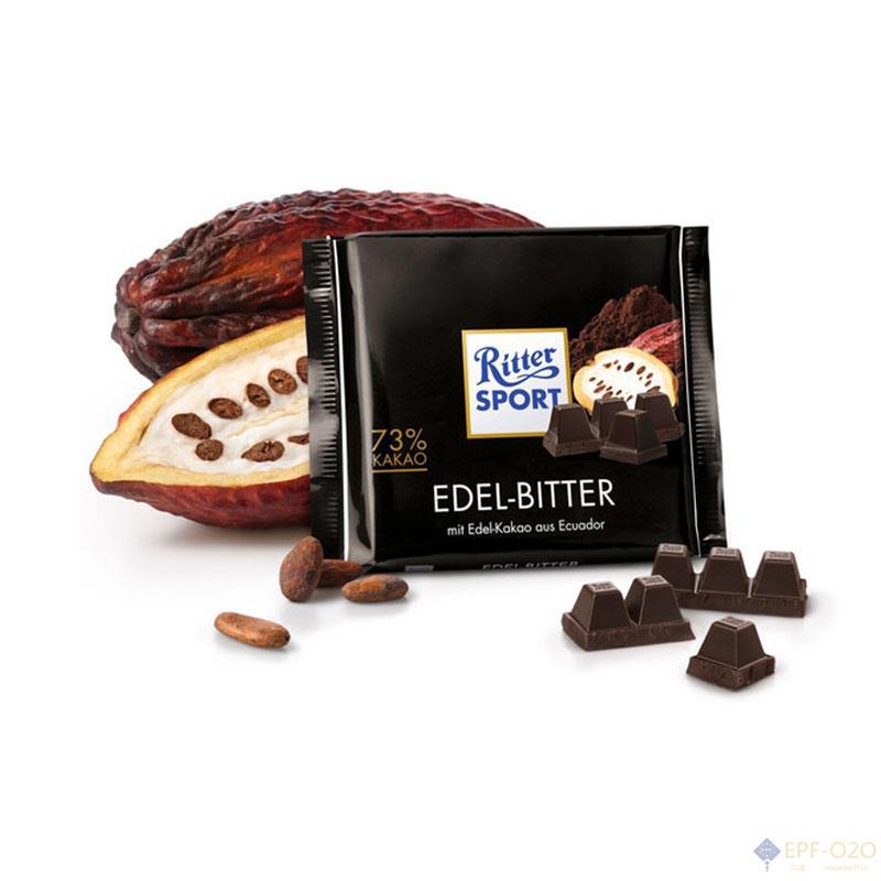 RitterSport瑞特斯波德 浓醇黑巧克力 100g RitterSport瑞特斯波德 浓醇黑巧克力 100g
