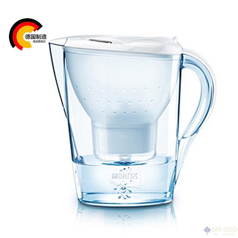 德国 Brita 碧然德 Marella 2.4L 白色 滤水壶 含1个Maxtra 滤芯(白色)