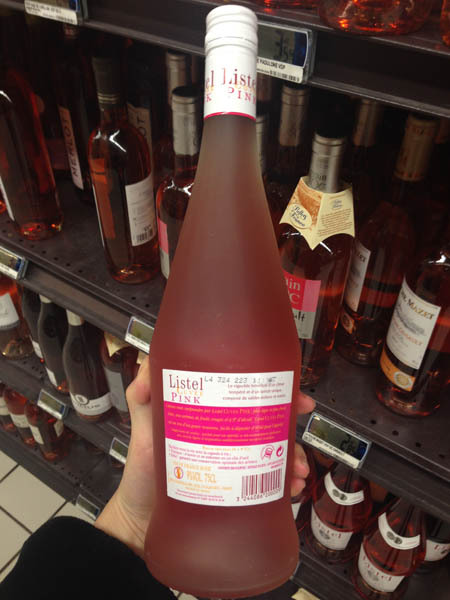 listel粉红酒