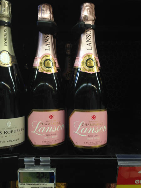 lanson粉红香槟