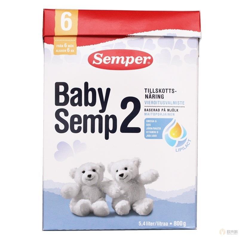 瑞典 森宝Semper奶粉 2段 瑞典 森宝Semper奶粉 2段