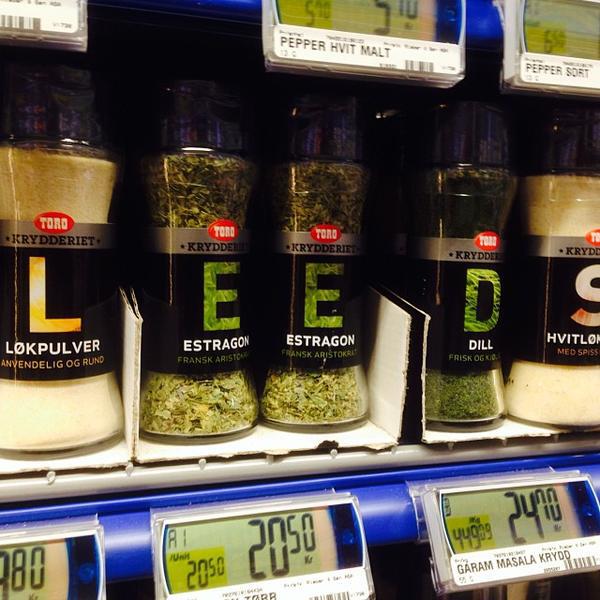 Photo taken at Rema 1000 by Kjell B. V. on 11/2/2013