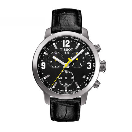 【香港发货】瑞士天梭Tissot手表石英男表T055.417.16.037.00皮带