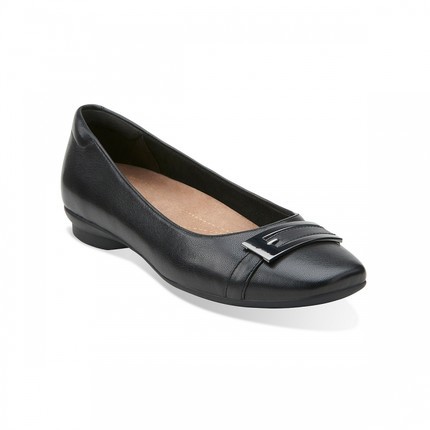 Clarks/其乐 女鞋 女式休闲皮鞋 Q01741455 Black Clarks/其乐 女鞋 女式休闲皮鞋 Q01741455 Black