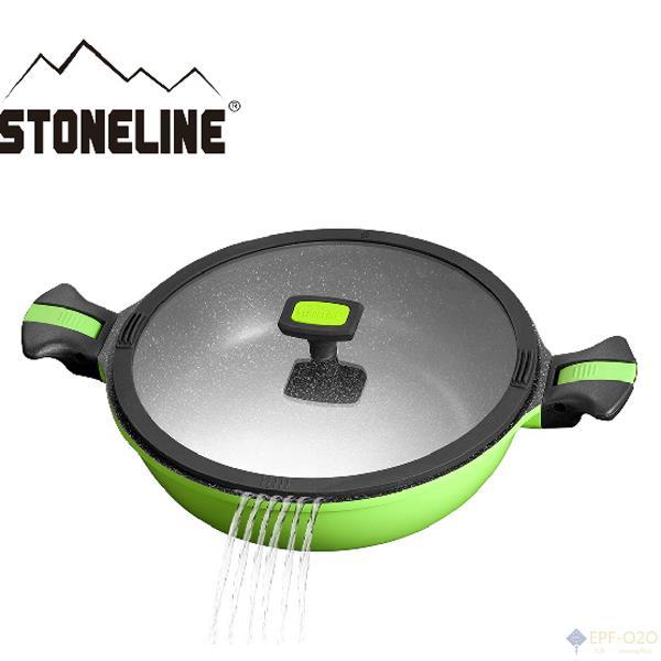 STONELINE Imagination炒锅不粘锅24cm无烟燃气电磁炉锅具配锅盖 STONELINE Imagination炒锅不粘锅24cm无烟燃气电磁炉锅具配锅盖