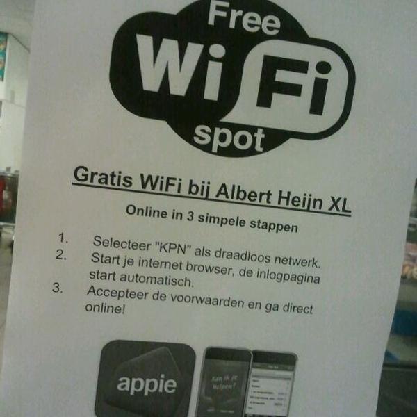 Photo taken at Albert Heijn XL by Merijn B. on 1/21/2012