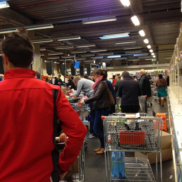 Photo taken at Colruyt by Dries N. on 5/11/2013