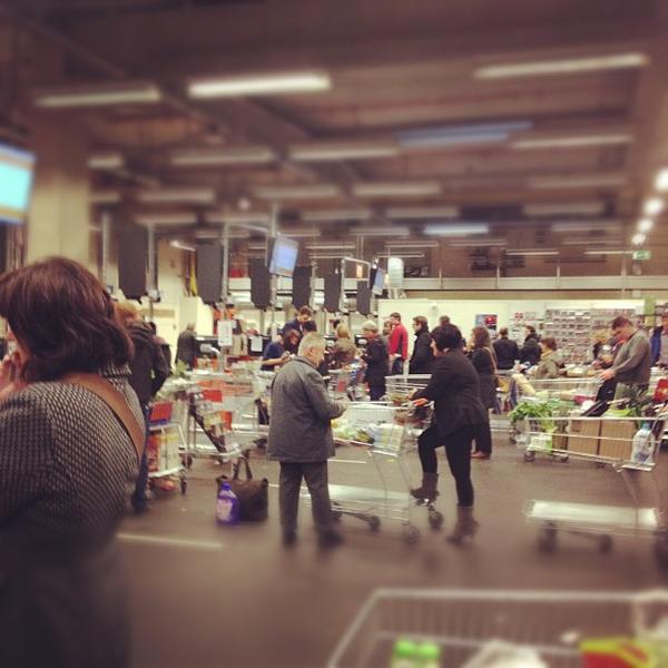 Photo taken at Colruyt by Tom A. on 10/13/2012