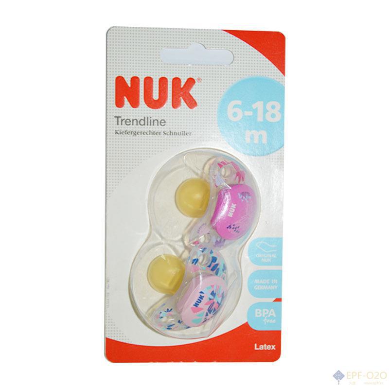 NUK Trendline奶嘴 适用6-18个月宝宝 2个/盒 NUK Trendline奶嘴 适用6-18个月宝宝 2个/盒